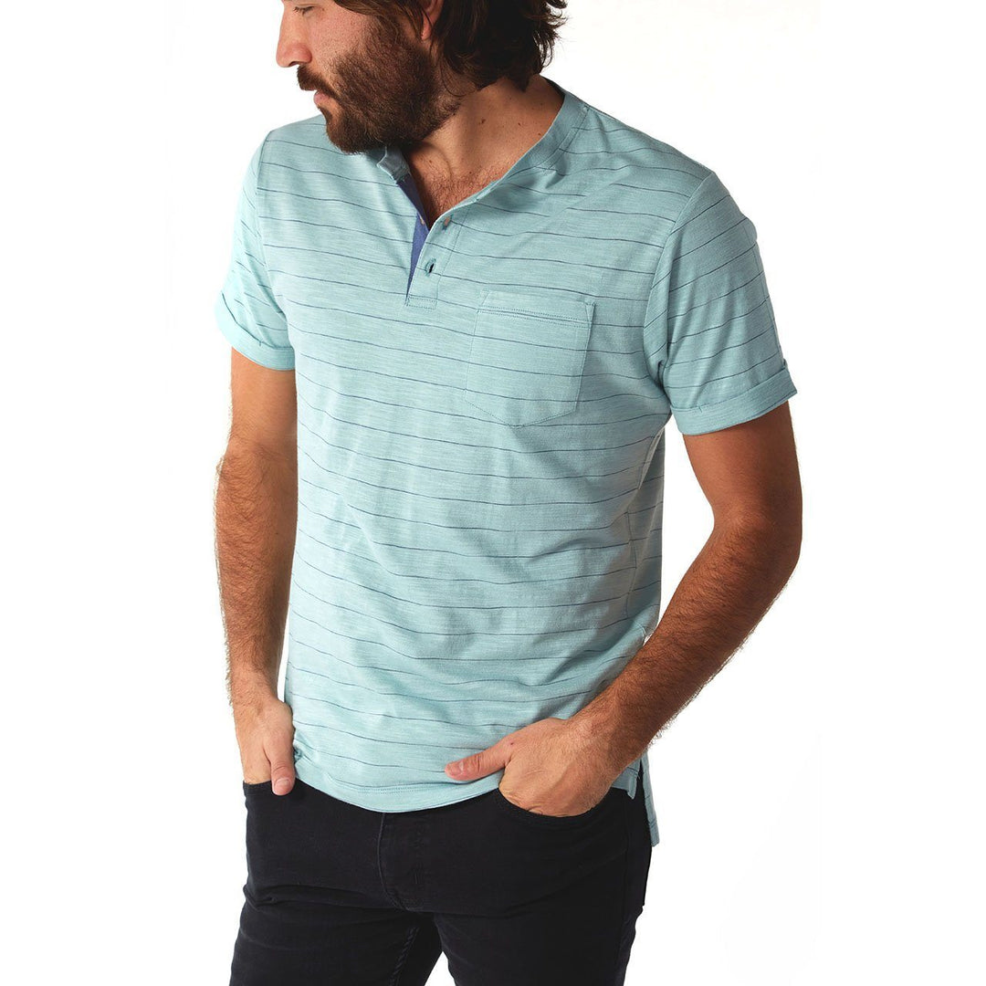 Wade Pinstripe Henley