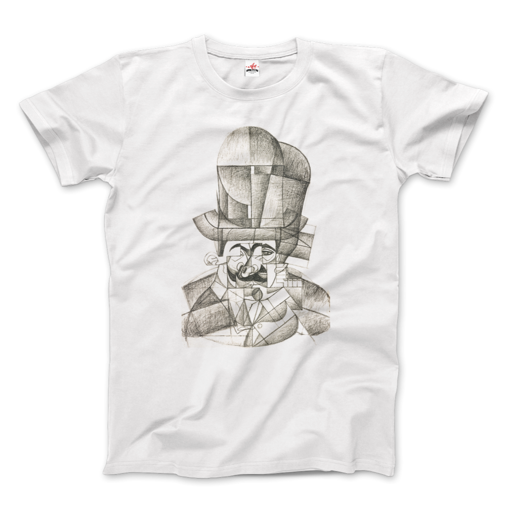 Juan Gris Man With Opera Hat 1912 Artwork T-Shirt
