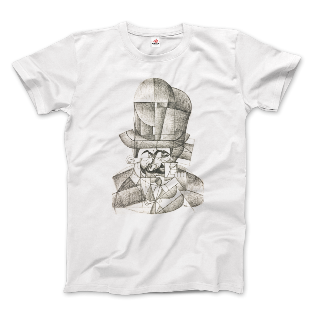 Juan Gris Man With Opera Hat 1912 Artwork T-Shirt