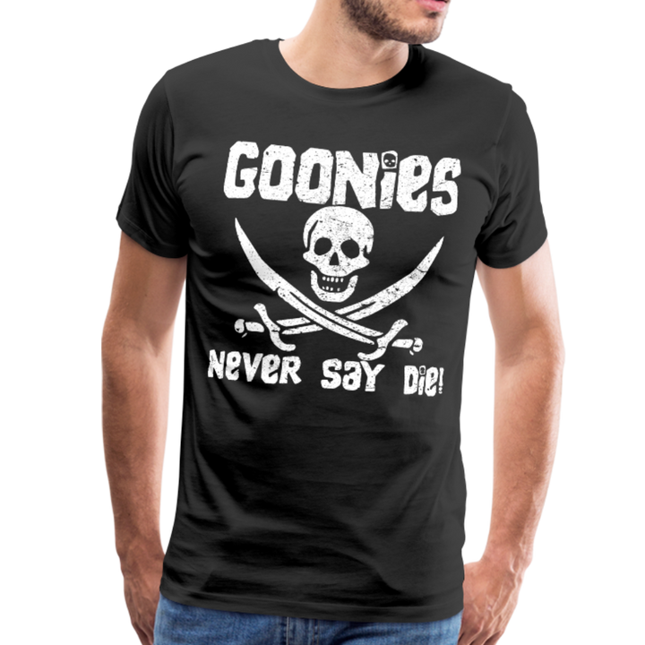 The Goonies Never Say Die Distressed Design T-Shirt