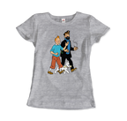 Tintin, Snowy and Captain Haddock Artwork T-Shirt