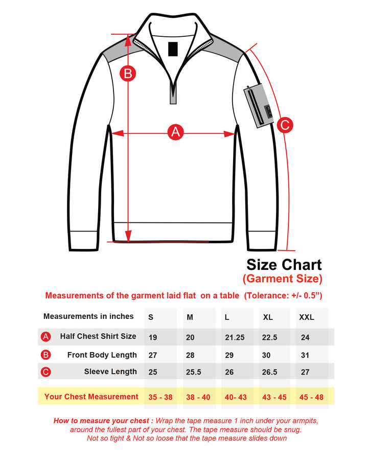 Long Sleeve Pullover Quarter Zip Mock Neck Polo Sweater with Pocket