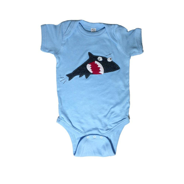 Baby Onesie Shark + Fish Mi Cielo X Matthew Langille | Newborn - 18M