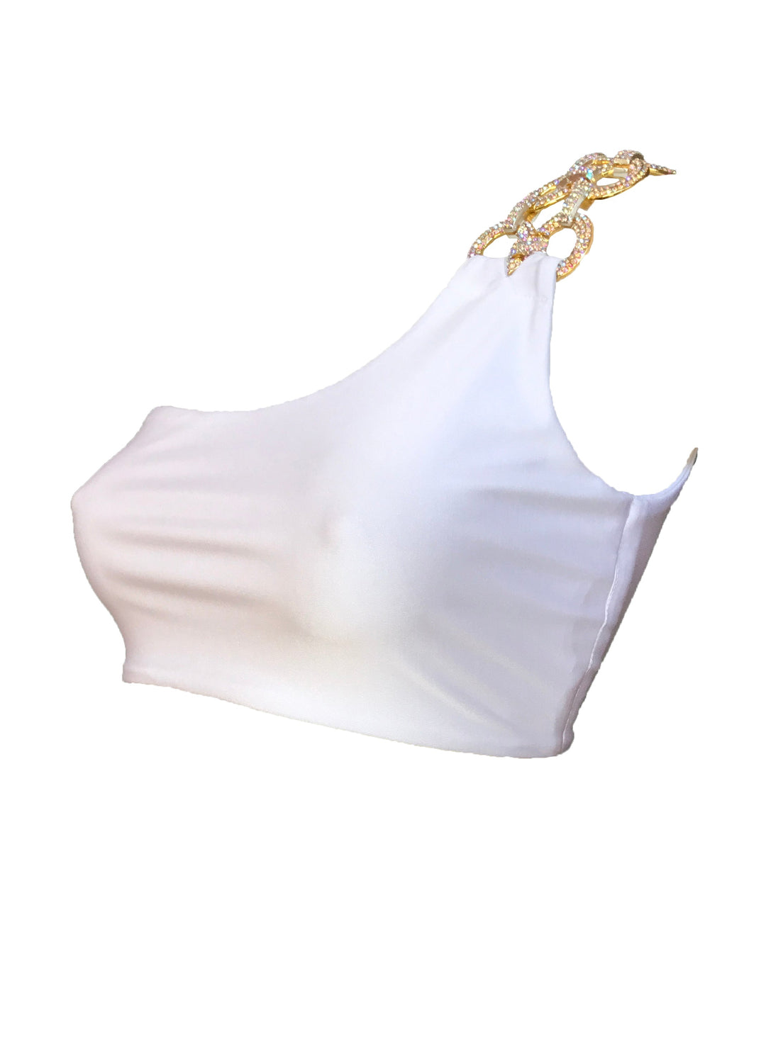 Kira One Shoulder Top White