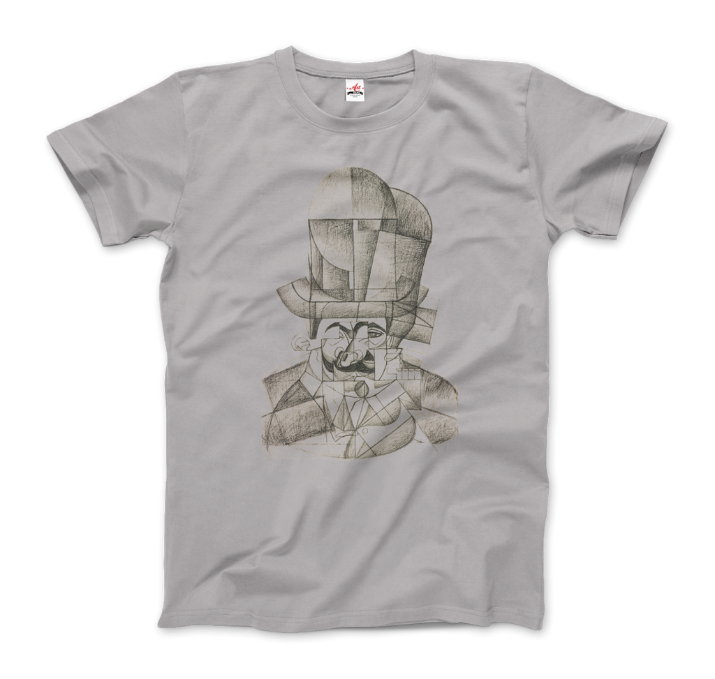 Juan Gris Man With Opera Hat 1912 Artwork T-Shirt