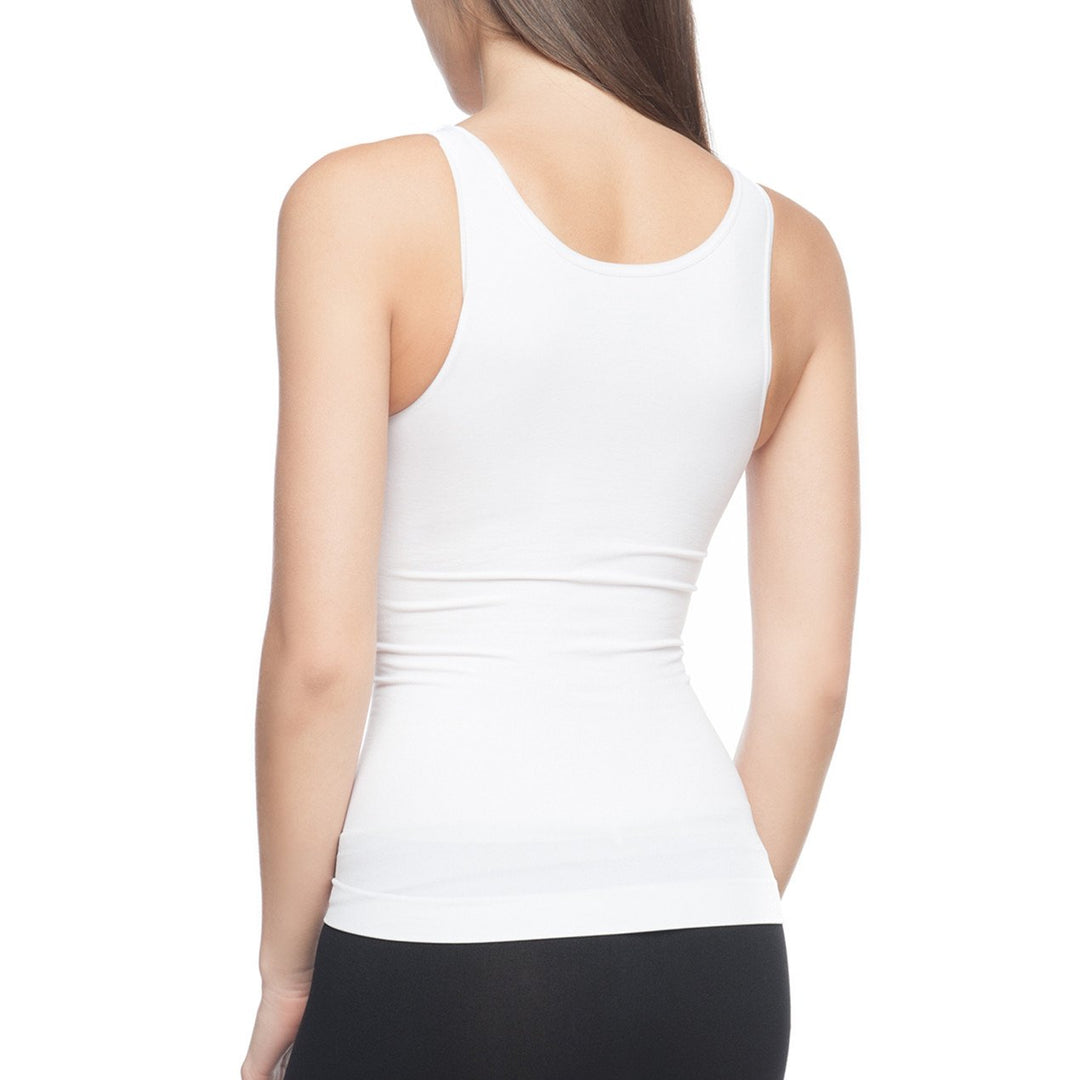 Seamless Shaping Tank Top White