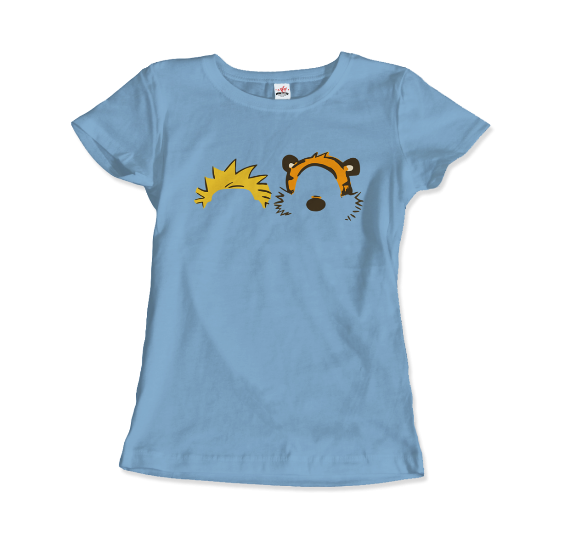 Calvin and Hobbes Faces Contour T-Shirt