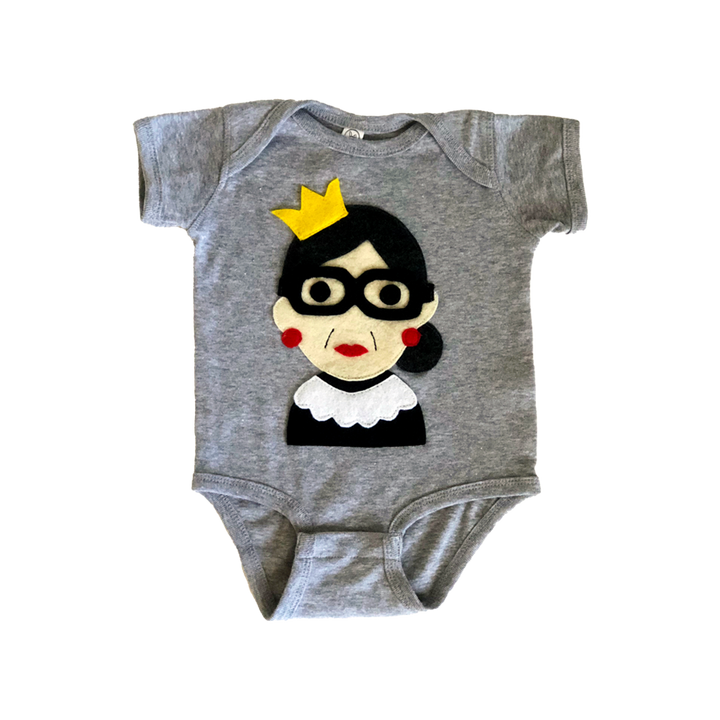 RBG Infant Bodysuit Gray | Newborn - 18M