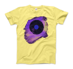 Vinyl Record Made of Paint Scattered in Purple Tones T-Shirt