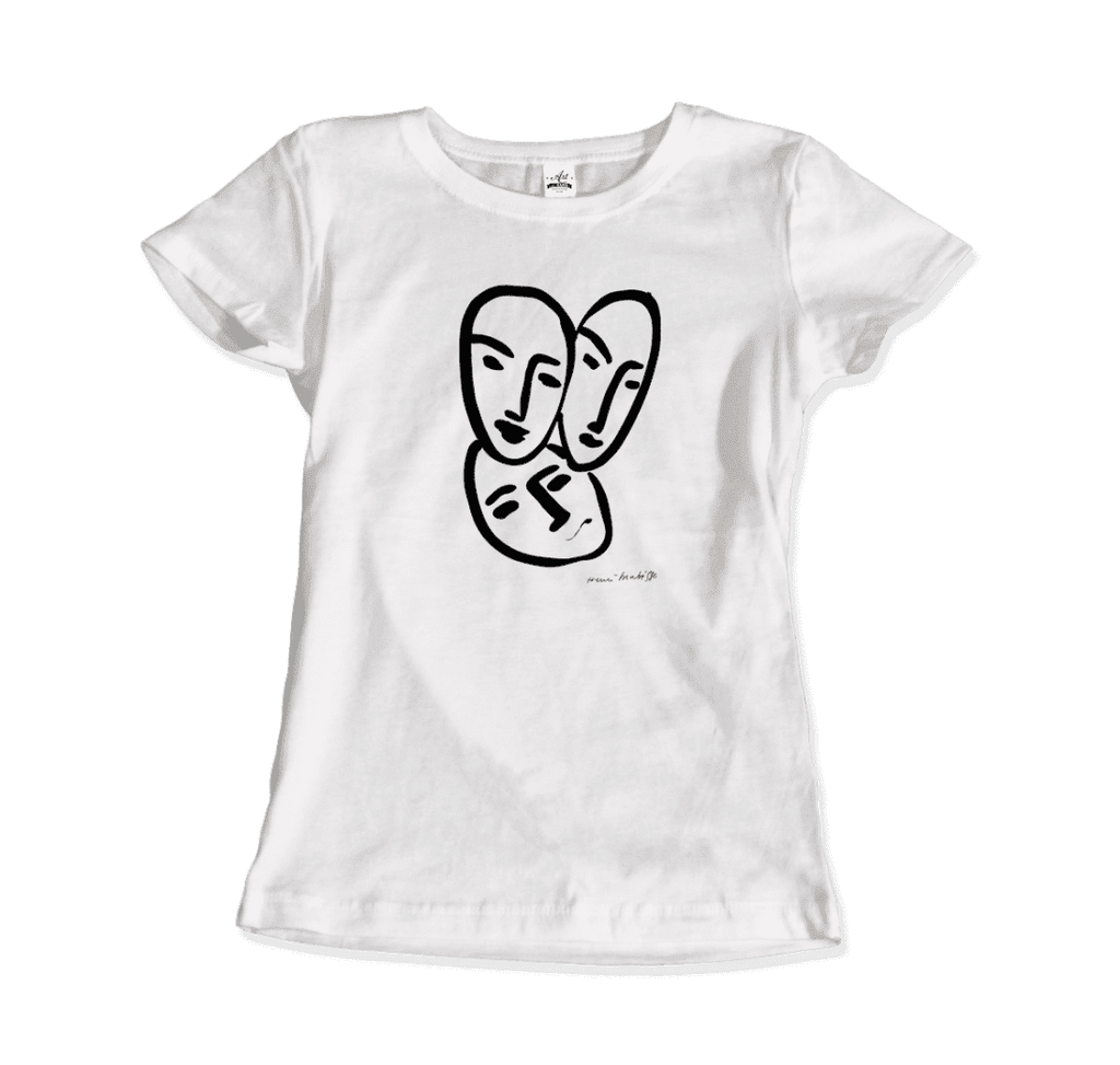 Henri Matisse Apollinaire Three Heads to Friendship 1952 Art T-Shirt