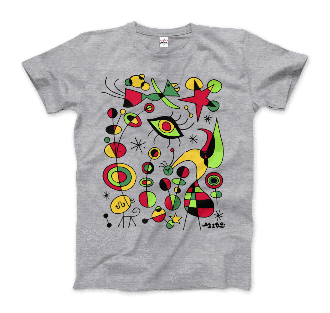 Joan Miro Peces De Colores Artwork T-Shirt