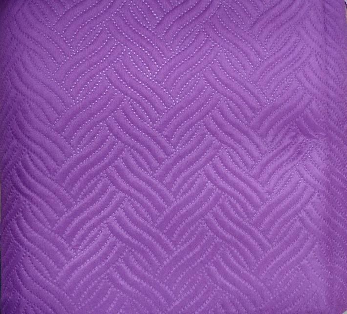 Midnight Vineyard Purple Thin & Lightweight Quilted Bedspread Set