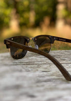 Eyewood Full Wood Clubmaster Skyler Sunglasses