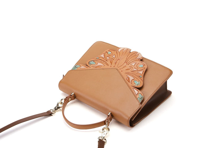 Wings Brown Shoulder Bag