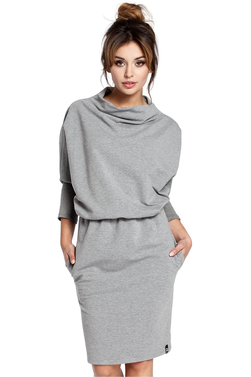 Grey Soft Knit Daydress