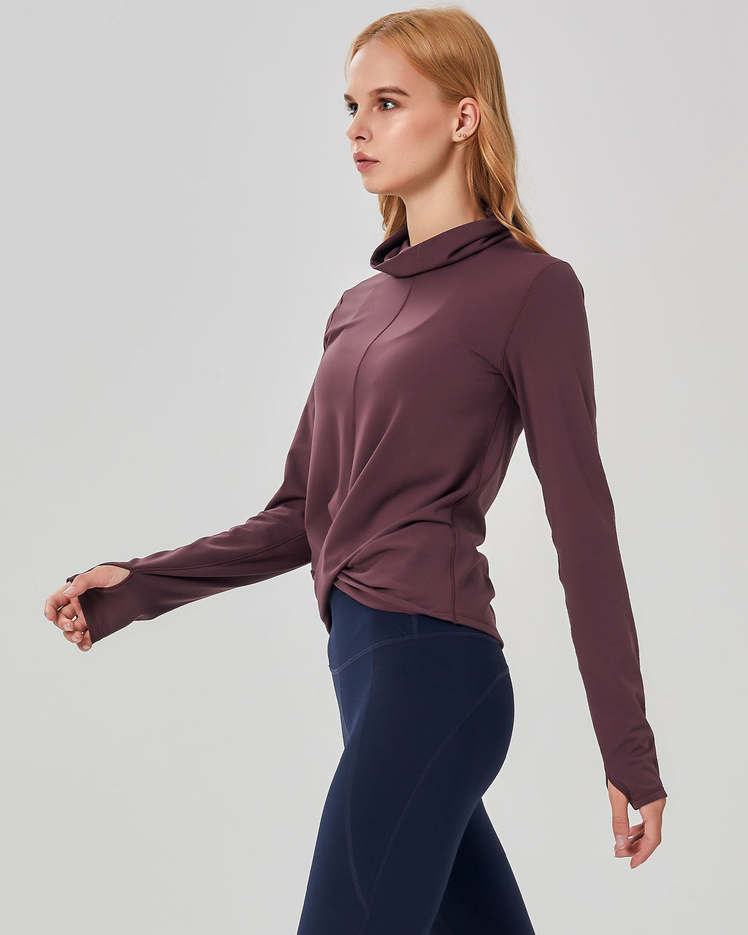 Turtle-Cowl Neck Coziplex™ Long Sleeve