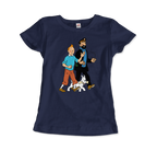 Tintin, Snowy and Captain Haddock Artwork T-Shirt