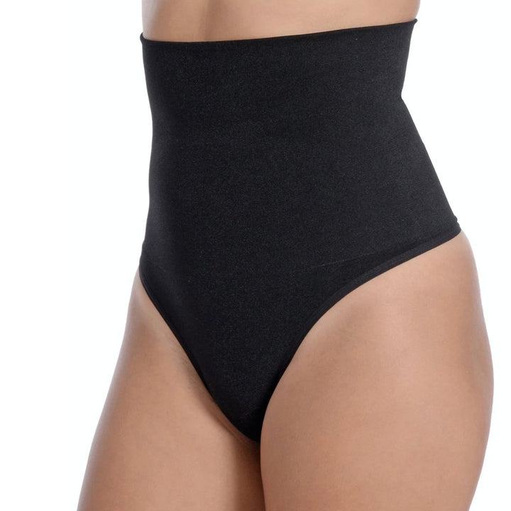 Seamless Hi-Waist Shaper with Thong Bottom 2 Pack