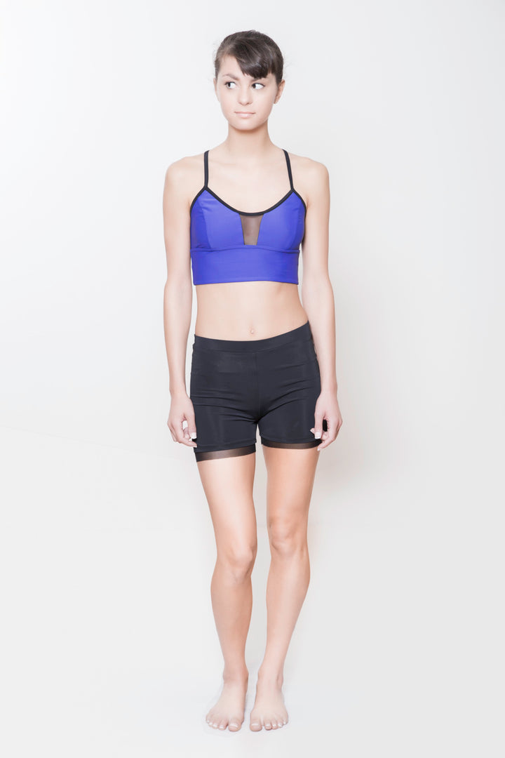 Cropped Wide-Band Bra Top