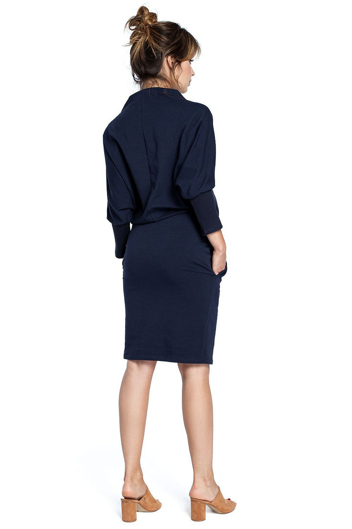 Navy Blue Soft Knit Daydress