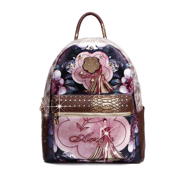 Queen Arosa Backpack with Multiple Pockets