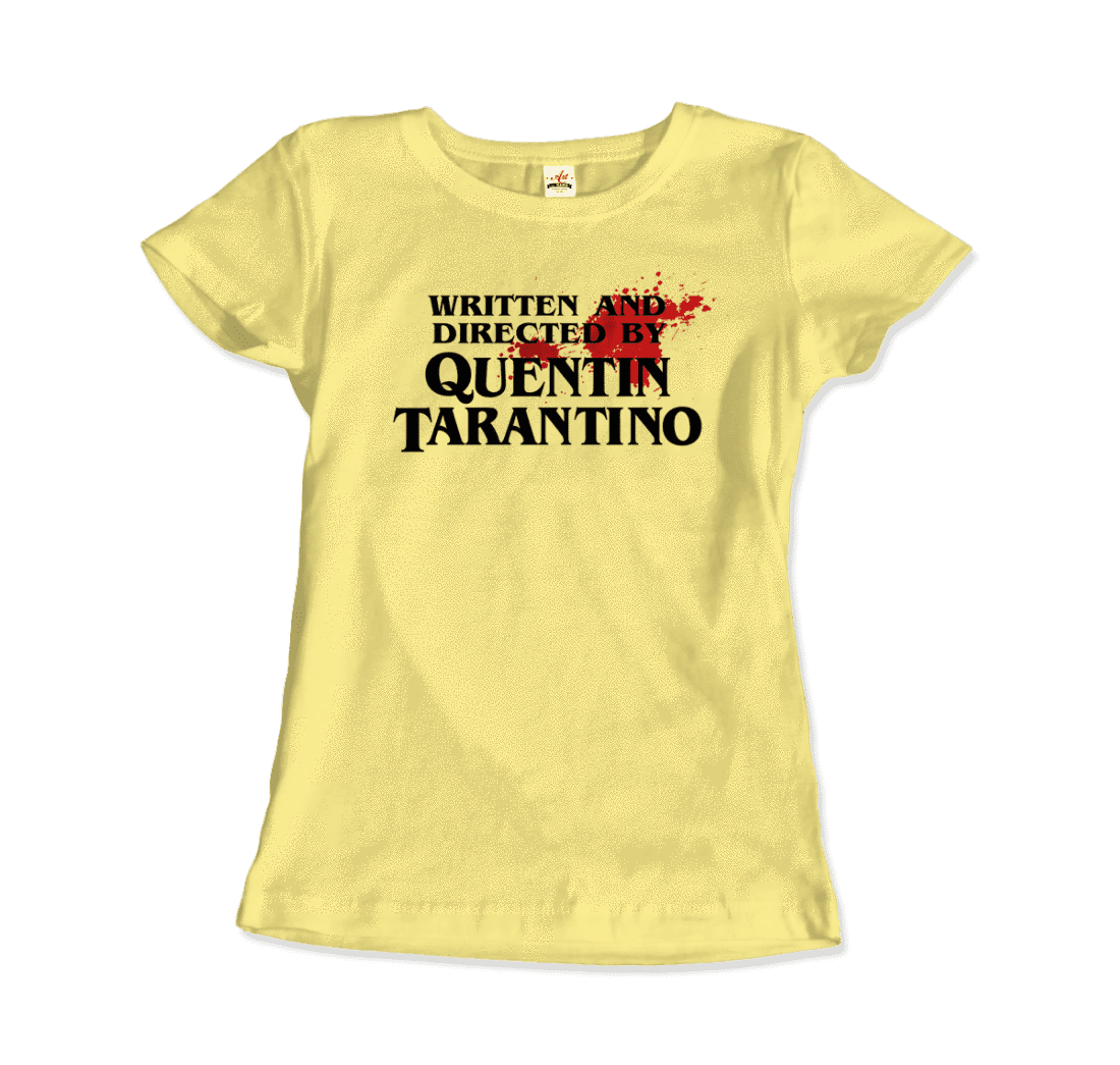 Written and Directed by Quentin Tarantino (Bloodstained) T-Shirt