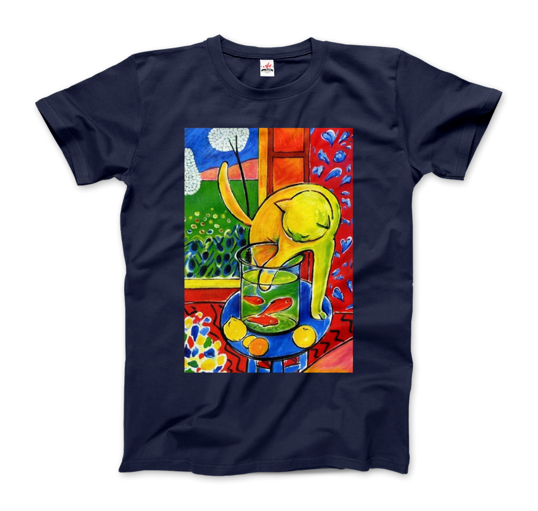 Henri Matisse the Cat With Red Fishes 1914 Artwork T-Shirt