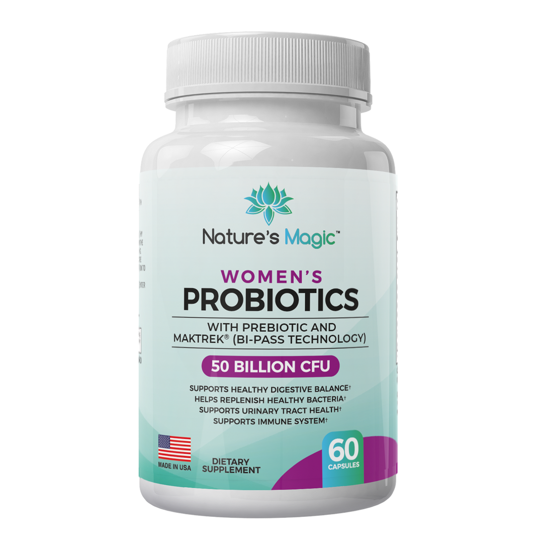 Nature's Magic Women's 50 Billion CFU Vegan Blend Probiotic & Prebiotic