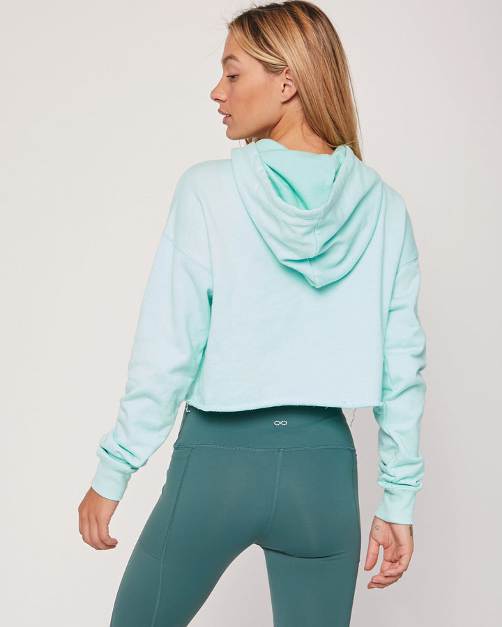 Rebody French Terry Crop Hoody Smooth Mint *Sustainable