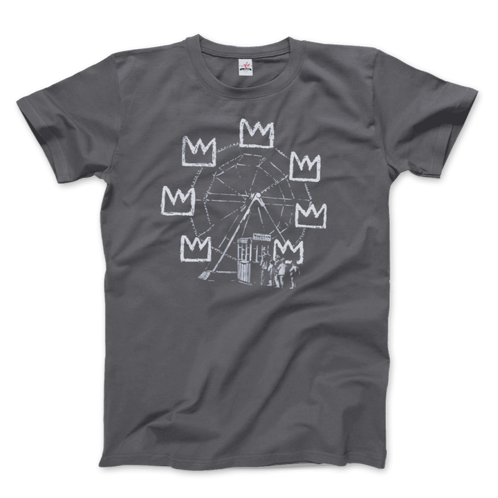 Banksy Ferris Wheel Homage to Basquiat Artwork T-Shirt