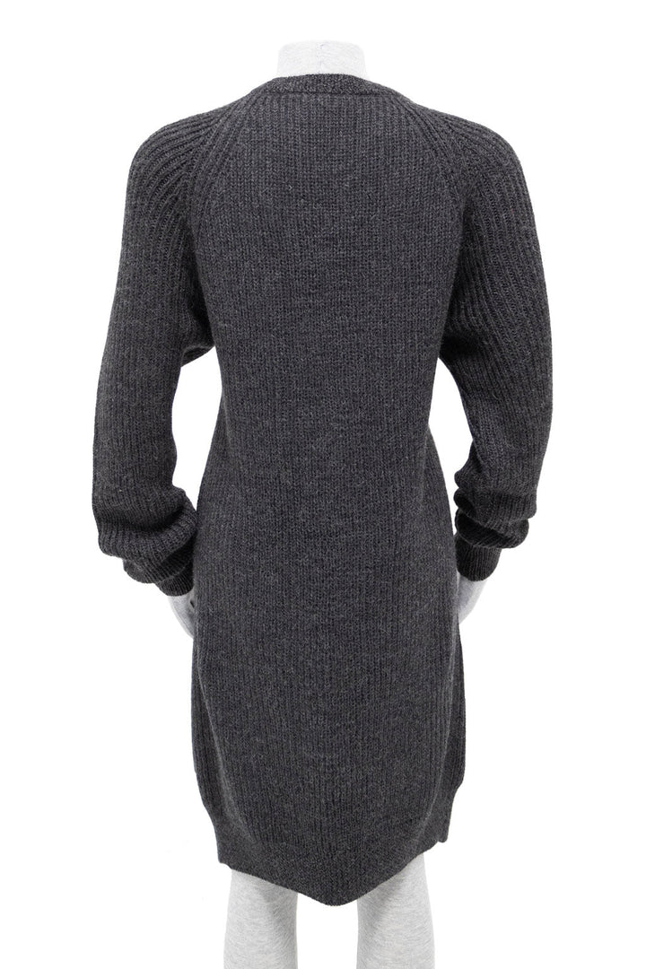 Alpaca Sweater Coat Carbon