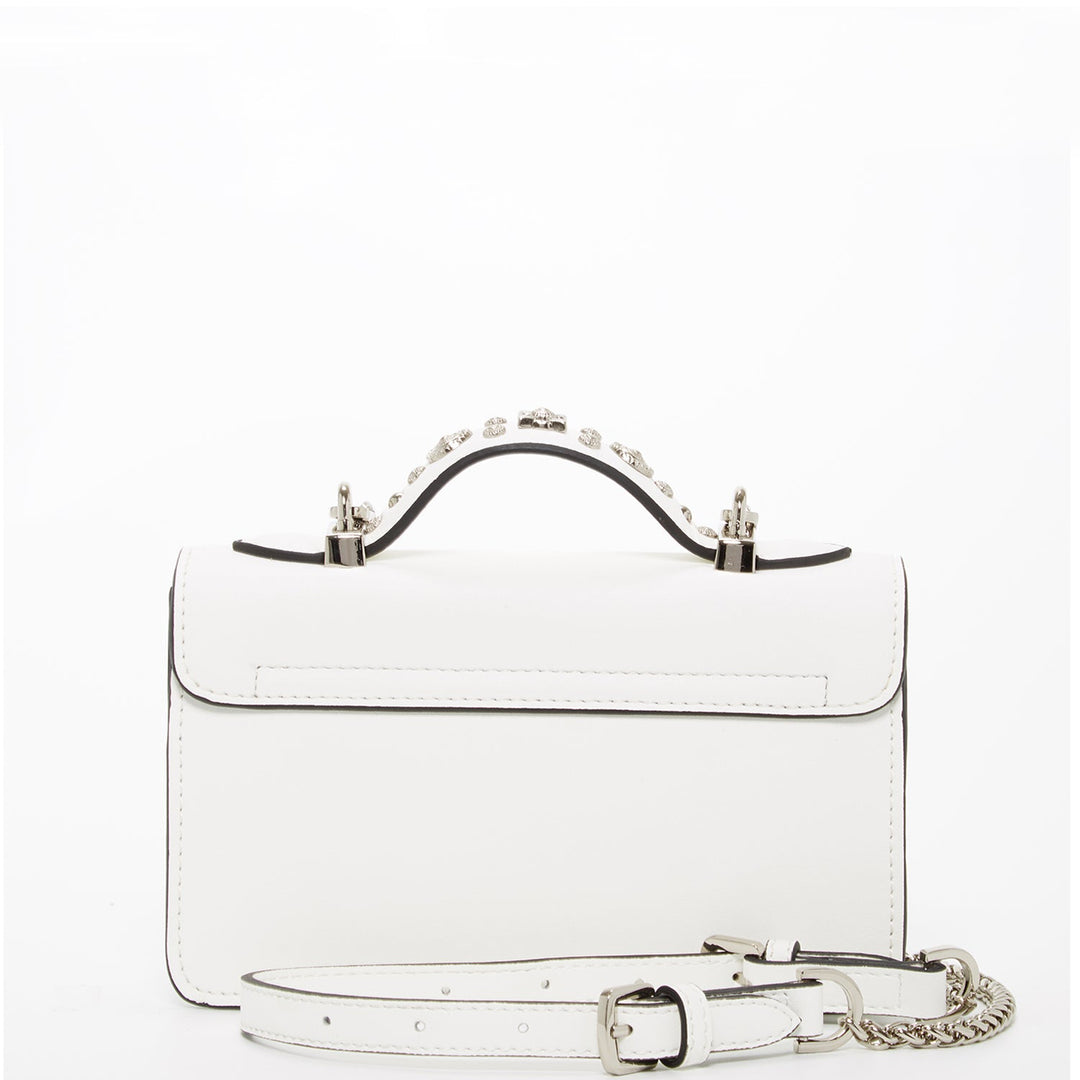 The Hollywood Small Leather Bag White