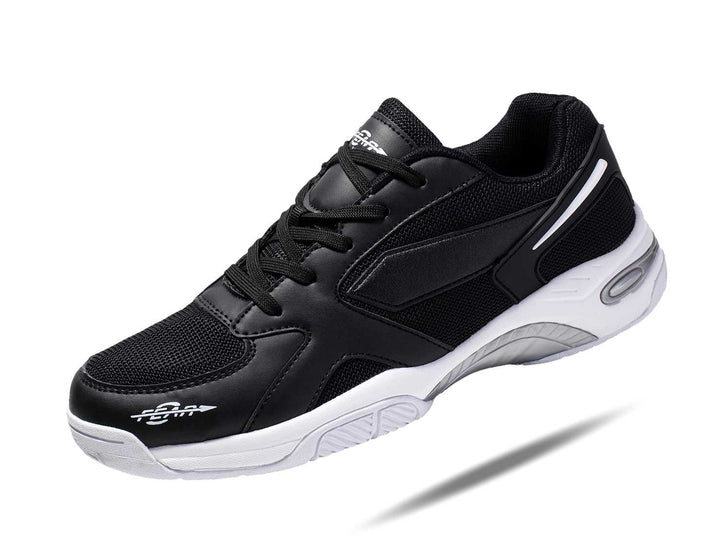 Men's High Arch Firm Support All-In-One Black Walking Shoes