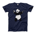 Banksy Pandamonium Armed Panda Artwork T-Shirt