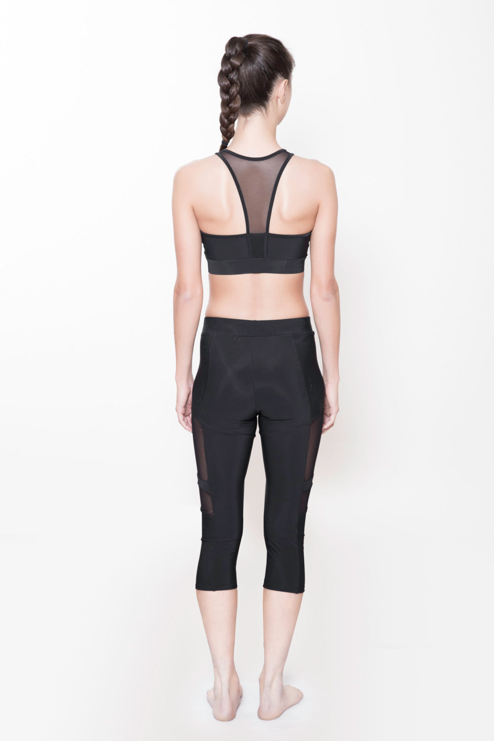 Midriff Cutout Bra Top by ESPALIER