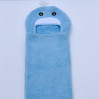 Bamboo Rayon Whale Hooded Turkish Towel Little Kid