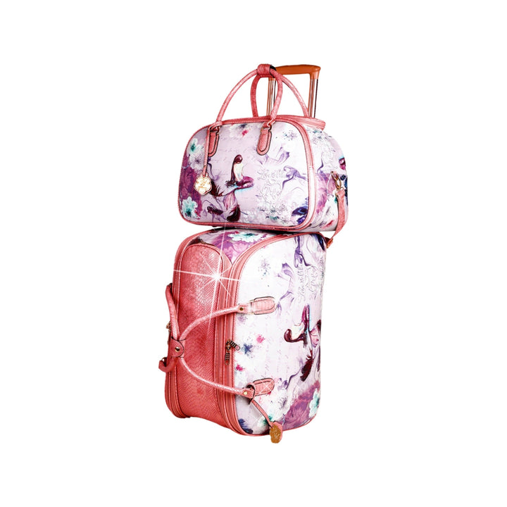 Princess Mera Large Rolling Duffel Set (2 pcs) Travel Bag