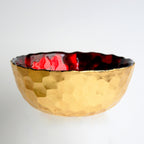 HIVE 6" Ruby/Gold Bowl