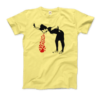Banksy Lovesick Girl Throwing Up Hearts Artwork T-Shirt