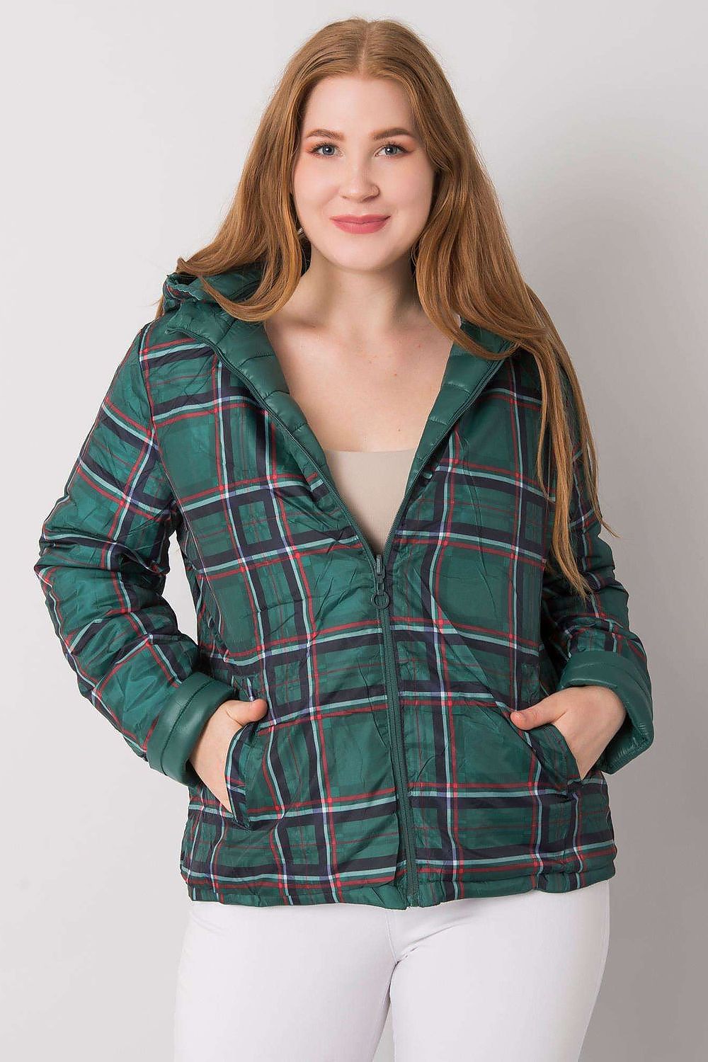 Dark Green Reversible Quilted Jacket