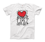 Men Holding Heart Icon, Street Art T-Shirt