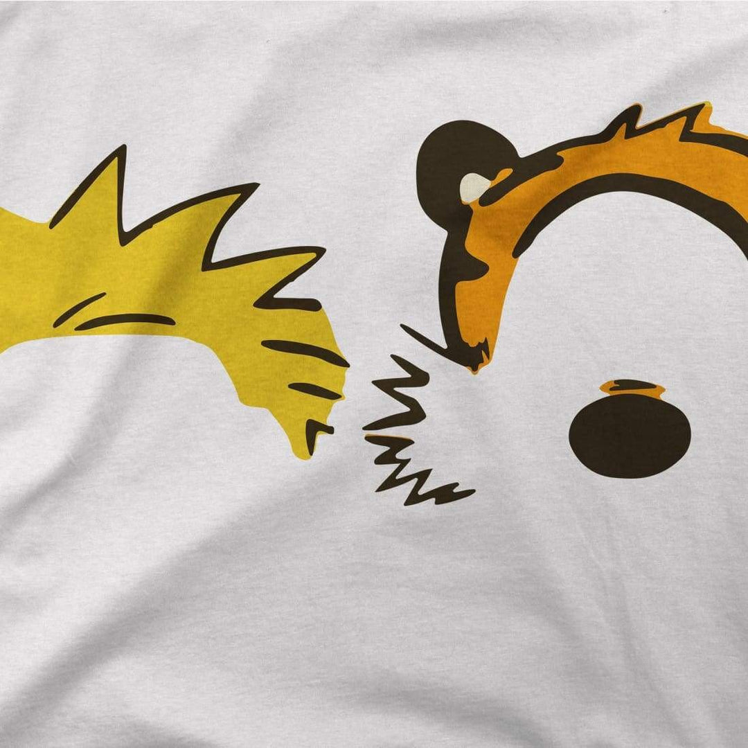 Calvin and Hobbes Faces Contour T-Shirt