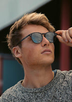 Hybrid Halo Carbon Fiber & Acetate Sunglasses