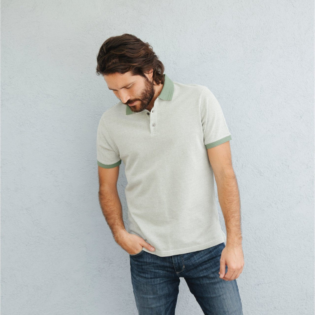 Cole Pique Polo Light Green