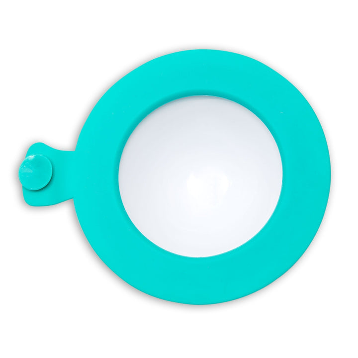 StopShroom (Aqua) Universal Stopper Cover for Bathtub, Bathroom, and Kitchen Drains