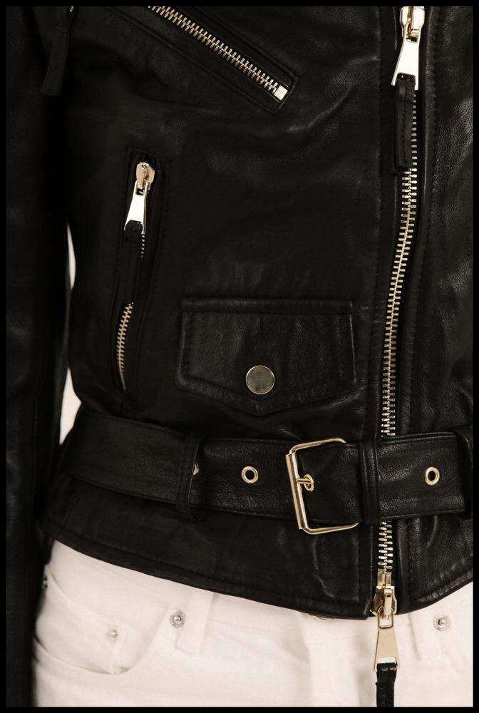 Belted Biker Jacket