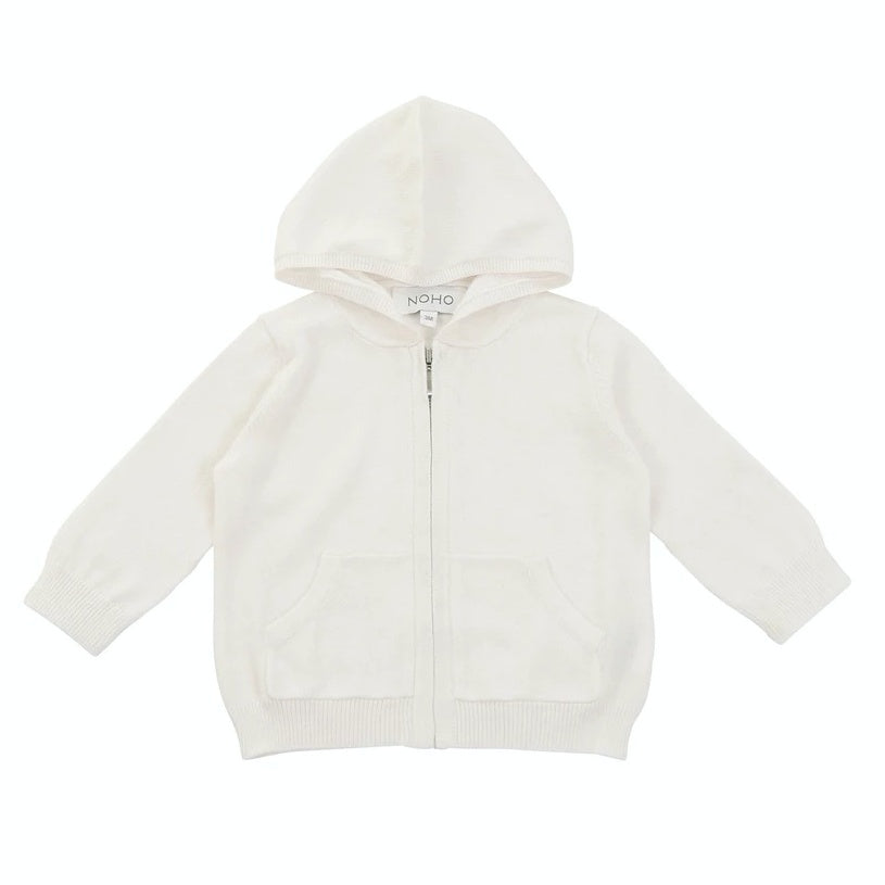 Kid Cotton Cashmere White Hoodie