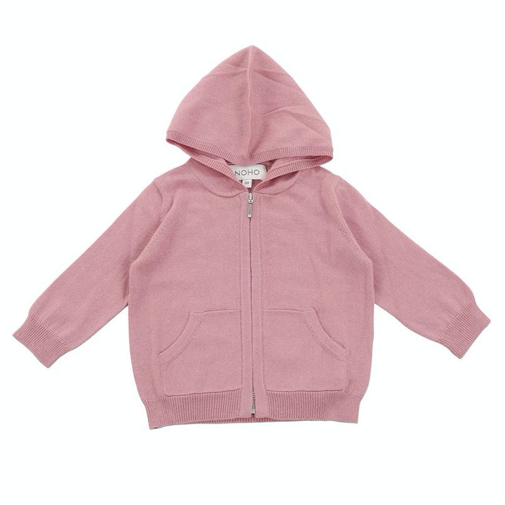 Kid Cotton Cashmere Pink Hoodie