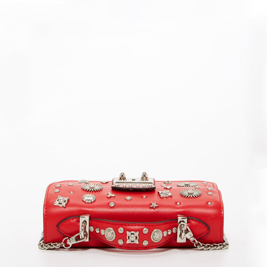 The Hollywood Small Leather Bag Red