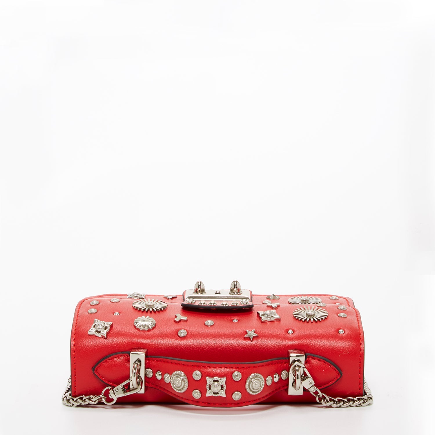 The Hollywood Small Leather Bag Red